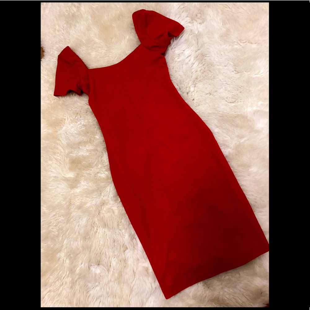 Red dress